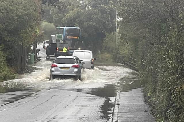 Several parts of the borough experienced flooding