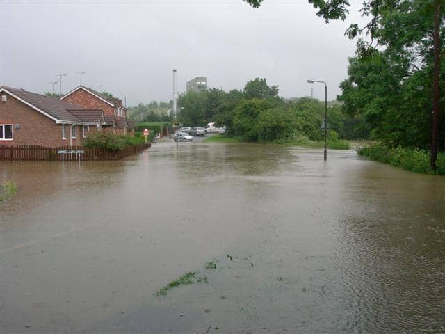 Flooding in the UK.