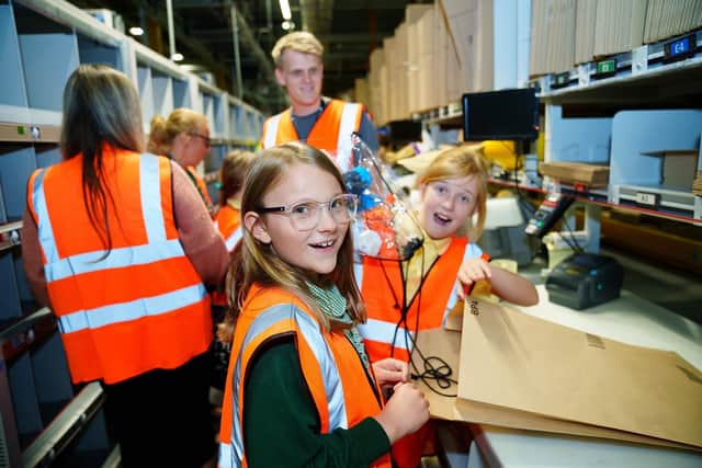 Their visit was part of the Amazon Future Engineer programme.