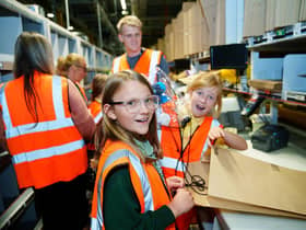 Their visit was part of the Amazon Future Engineer programme.