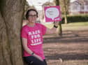 Lesley Watmough thanks her friends and family for sponsoring her every year