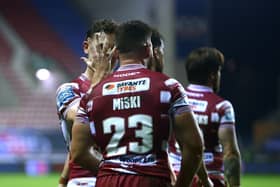 Abbas Miski scored five in Wigan Warriors' victory over Castleford Tigers