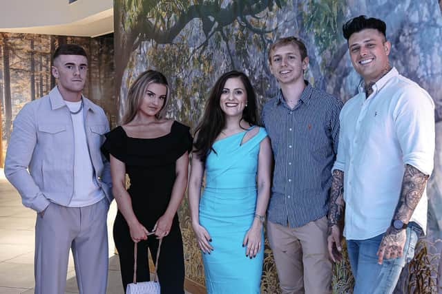 Rob Green, Amelia Grace Bell, Jodie Marie Rigby, Tom Rowbotham and Lewis Ellis