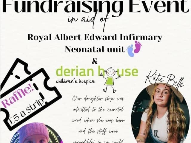 Charity event leaflet