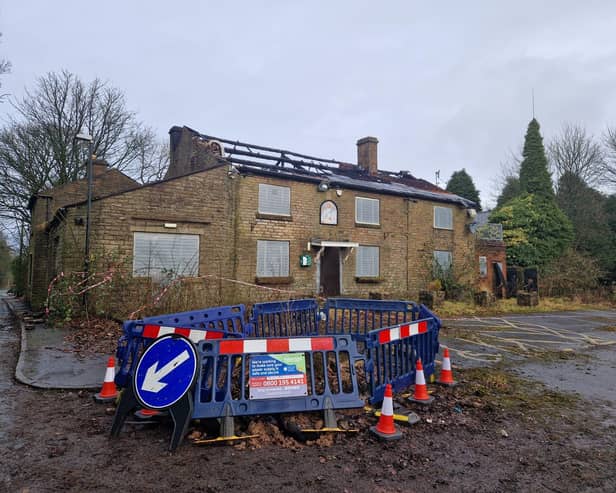 A fire broke out at the vacant Prince William Inn