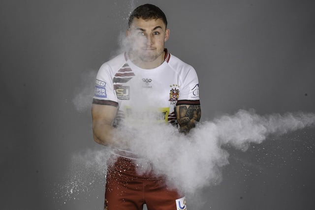Powell at Wigan's media day ahead of the 2020 season.
