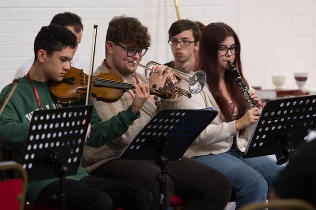 Music was performed during the celebration