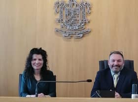 Regional Tribunal Judge Rosemary Lloyd (left) and District Tribunal Judge Mark Angus (right) are among the judges due to meet pupils and students
