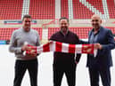 Sandro Di Michele is unveiled at Swindon Town FC