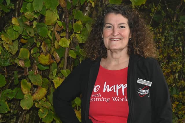 Sam Fowler joined Slimming World after losing her husband Adrian to cancer and now helps people to lose weight