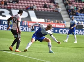 Callum Lang in action against Reading