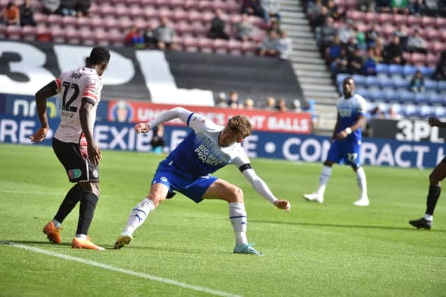 Callum Lang in action against Reading