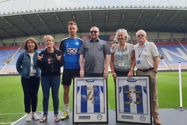 Wigan Atheltic have also picked up on Adam's fund-raiser.