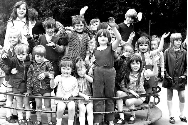 RETRO 1972 - Summer fun in Wigan's Mesnes Park July 1972