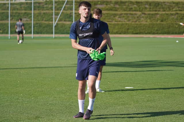 Ethan Mitchell went away to Hungary with the Latics first-team squad last summer