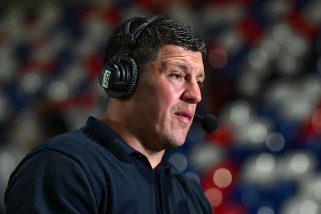 Matt Peet of Wigan Warriors speaks to Sky Sports