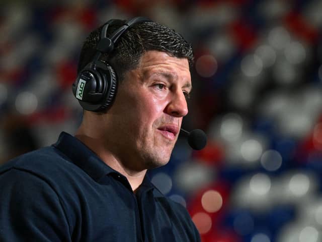 Matt Peet of Wigan Warriors speaks to Sky Sports