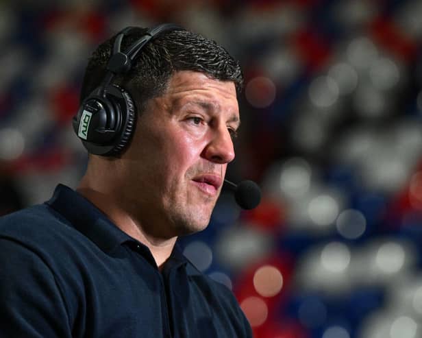 Matt Peet of Wigan Warriors speaks to Sky Sports