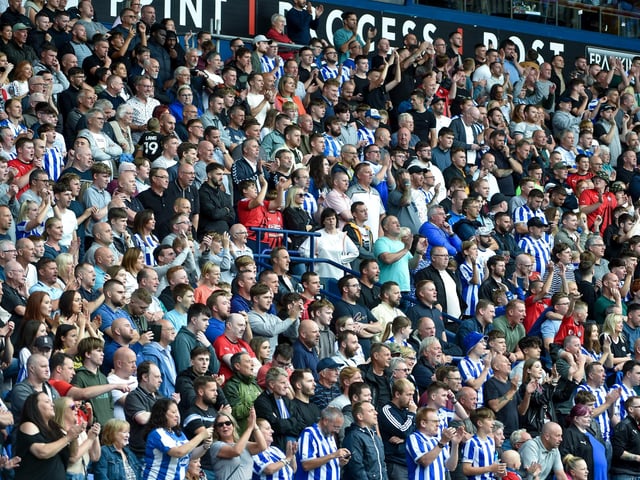 Latics fans at Bolton.
Pic: BP
