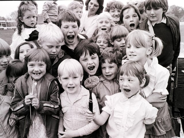 Barbecue fun for youngsters at a Wigan playgroup
