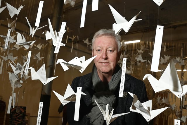 Wigan artist Brian Whitmore,  has collaborated with other artists and members of the community to produce a magnificent art exhibition, Paper Birds.