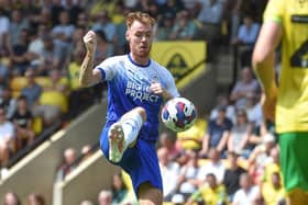 Tom Naylor in action at Norwich