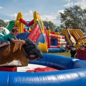 In association with Santus & Co. The Home of Uncle Joes Mint Balls. Kinderfest will take place on Saturday May 4 and May 5  featuring children's entertainment and activities including Bubble Performers. Huge Inflatable Zone. Live Music and more.