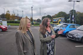 Jo Platt MP and Councillor Joanne Marshall.