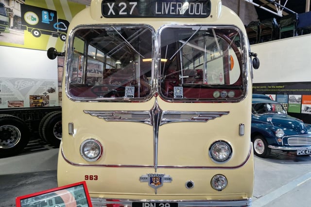 A classic bus from the swinging sixties
