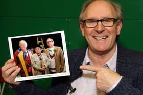 Dr Who Peter Davison at a previous Wigan comic con in 2014