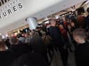 Queues at Manchester Airport