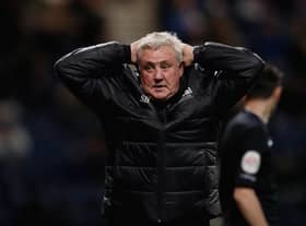 Reaction from West Bromwich Albion manager Steve Bruce.

Photographer Paul Greenwood/CameraSport

The EFL Sky Bet Championship - Preston North End v West Bromwich Albion - Wednesday 5th October 2022 - Deepdale - Preston

World Copyright © 2022 CameraSport. All rights reserved. 43 Linden Ave. Countesthorpe. Leicester. England. LE8 5PG - Tel: +44 (0) 116 277 4147 - admin@camerasport.com - www.camerasport.com