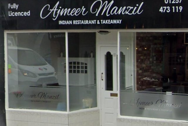 Ajmeer Manzil, High Street, Standish, was inspected in May and received one star out of five