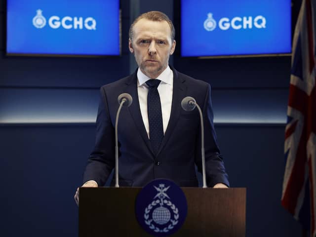 Simon Pegg starred in Channel 4's new cyber-thriller The Undeclared War