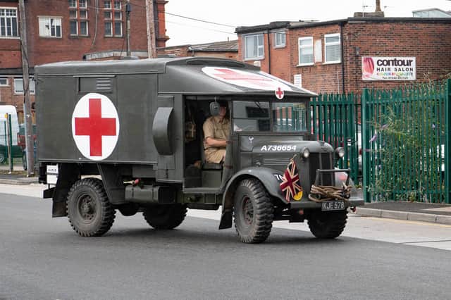 Armed Forces Day vehicle convoy. Leigh and Wigan 27th June 2020