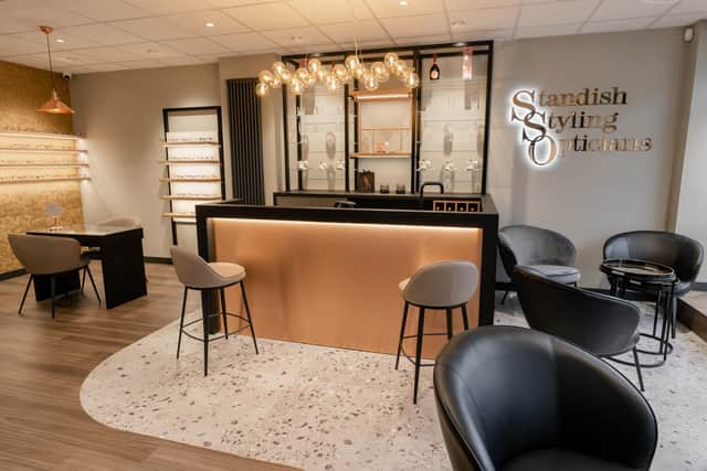 Standish Styling Opticians are celebrating its opening on November 11