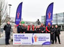 The Rugby League World Cup trophies have visited Wigan