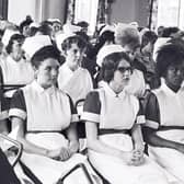 Wigan Infirmary nurses awards day in the 1960s