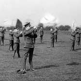 The 4th or 5th Lancashire Fusiliers On The March, 1915