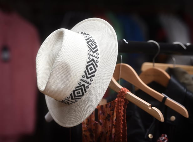 You never know what the British weather will do, so if we end up with a scorcher and you're not prepared, there's a wide selection of hats and sunglasses available at Stringers