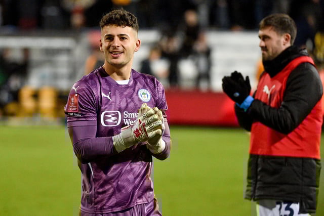 Once again there when his team needed him to make three brilliant saves to keep Latics in the competition