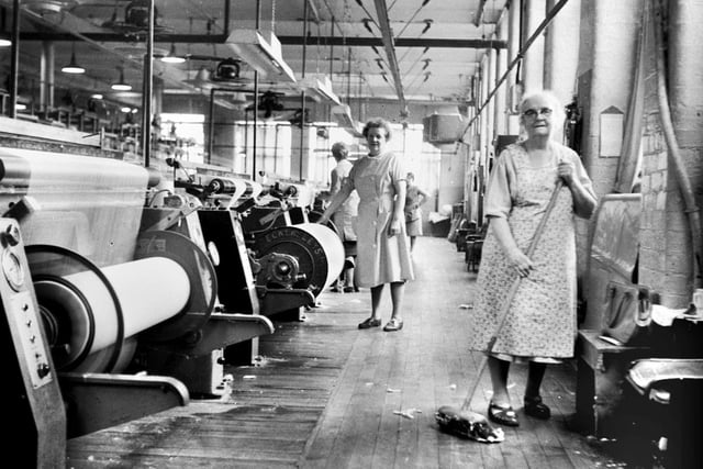 Eckersleys Mill, Swan Meadow Road, Wigan, still in full production in 1967. The cotton mill finally closed down in the early 1970s.