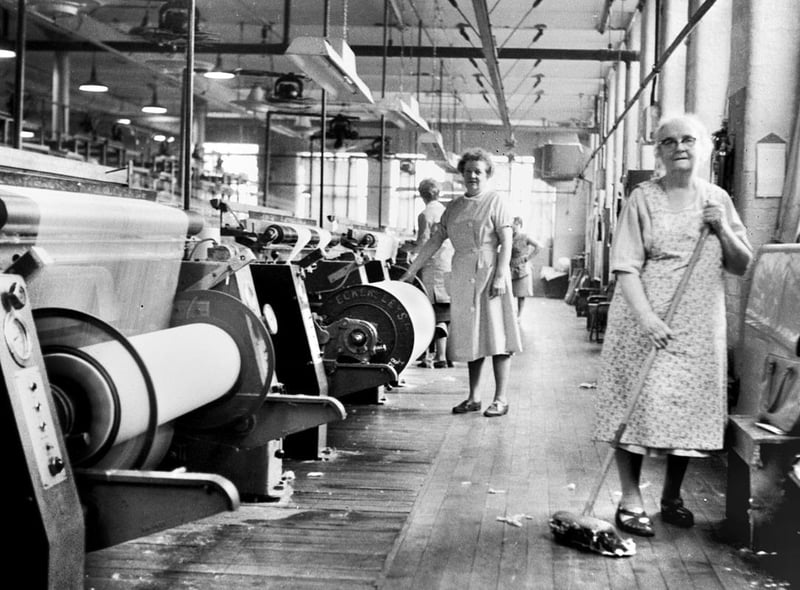 Eckersleys Mill, Swan Meadow Road, Wigan, still in full production in 1967. The cotton mill finally closed down in the early 1970s.