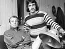 Johnny King with Latics team-mate and namesake John King during the early 1970s