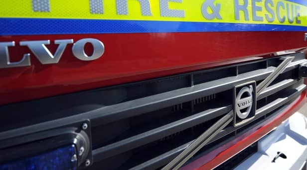 Firefighters were called to the blaze