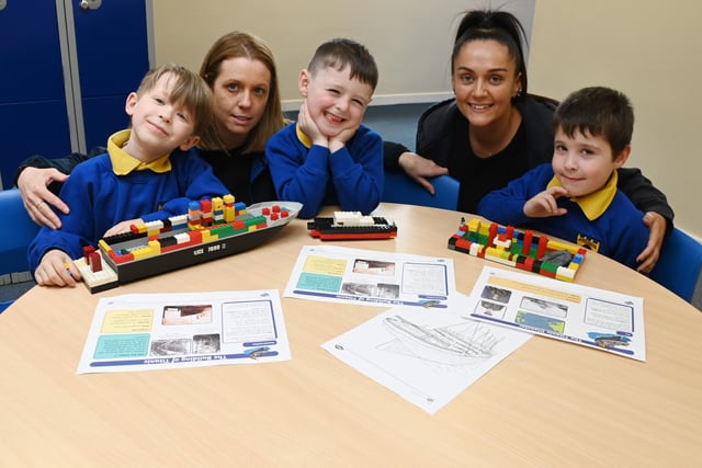 Pupils at Castle Hill St Philip's CE Primary School, Hindley.