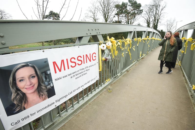 Scenes in St Michael's, the day after her body was found in the river