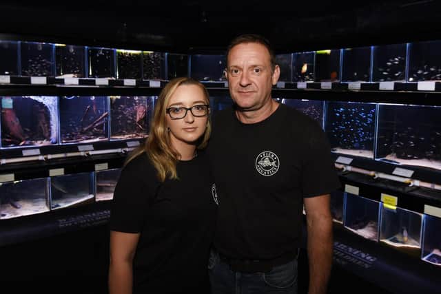 Rachael Horrocks and Neil Woodward owners of Pier Aquatics, Great George Street, Wigan, are worried for the future of their business and for whole industry because of rising costs.