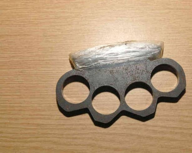 John Webster is accused of being armed with a knuckle duster as well as a meat cleaver