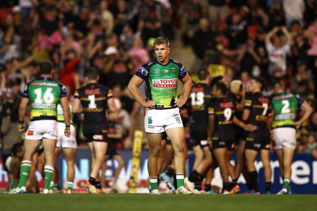 Harry Rushton is returning to England after a stint in the NRL (Photo by Matt Blyth/Getty Images)
